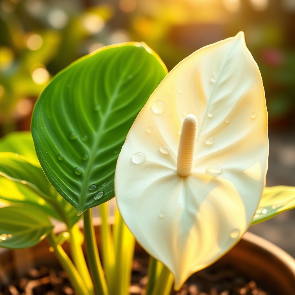 Anthurium Andraeanu Cream Seeds: Perfect for Lush Indoor Gardens and Tropical Displays