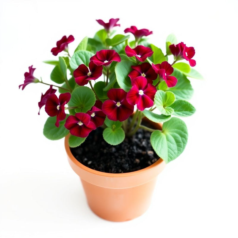 Mini Violet Dark Red Flower Seeds for Planting - Rare Variety