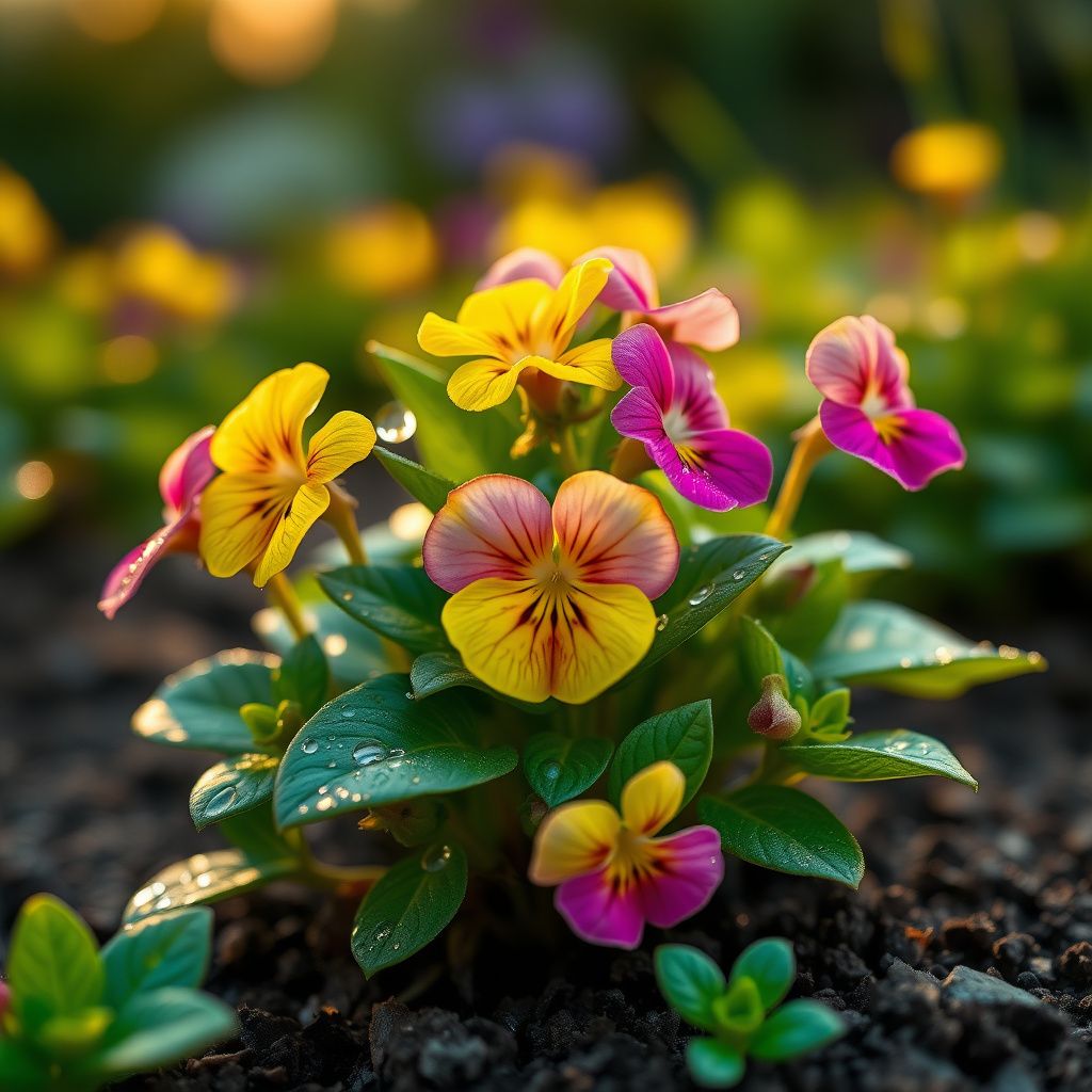 Yellow Pink Mini Violet Flower Seeds for Planting Wildflower Mix Heirloom & GMO Free Seeds for Home Garden
 
 Sale