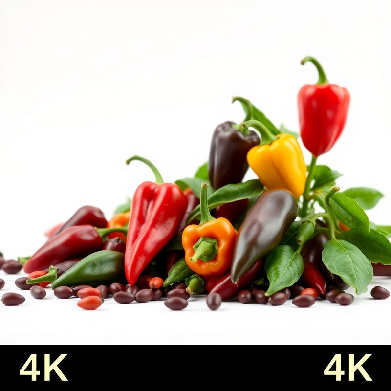 Ornamental Hot Pepper Seeds for Colorful Vegetable Gardens