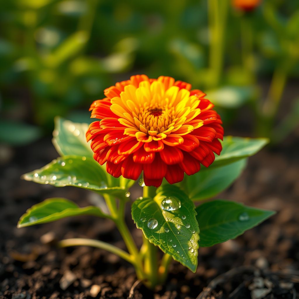 Zinnia Oklahoma Double Bloom Flower seeds for Planting Drought Tolerant Heirloom & GMO Free Seeds for Home Garden