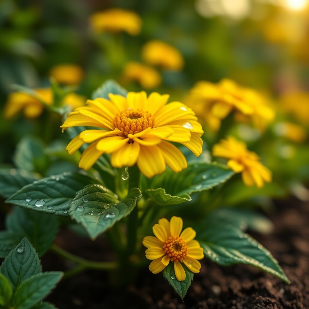 Yellow Creeping Zinnia Flower seeds for Planting Long Bloom Season Heirloom & GMO Free Seeds for Home Garden