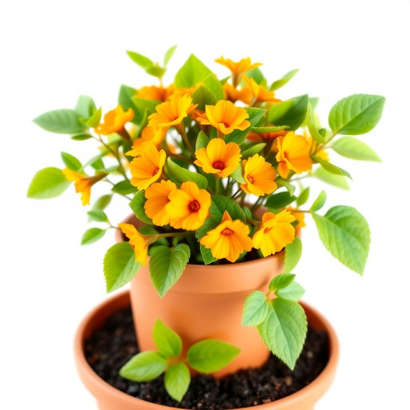 Yellow Orange Straw Flower Planting Seeds