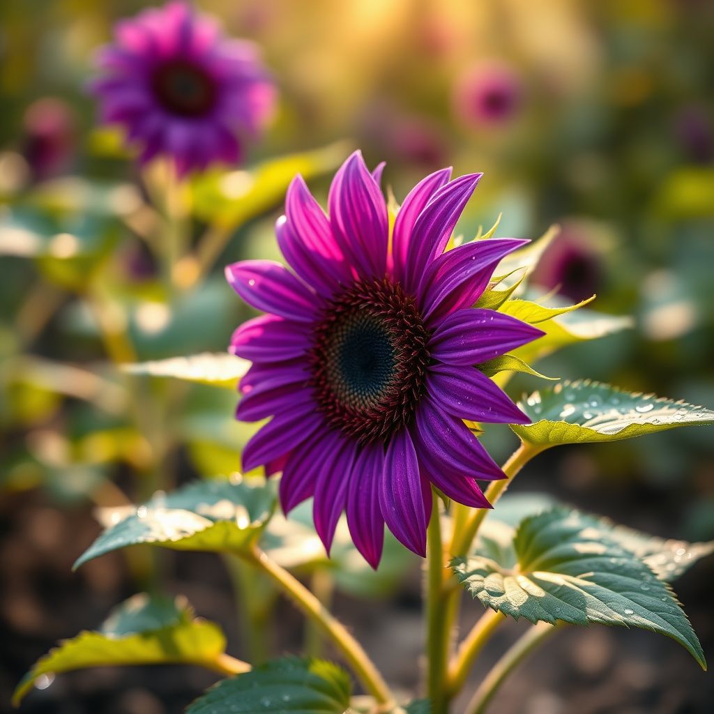 Purple Sunflower Seeds - Enchanting Blooms for Your Garden