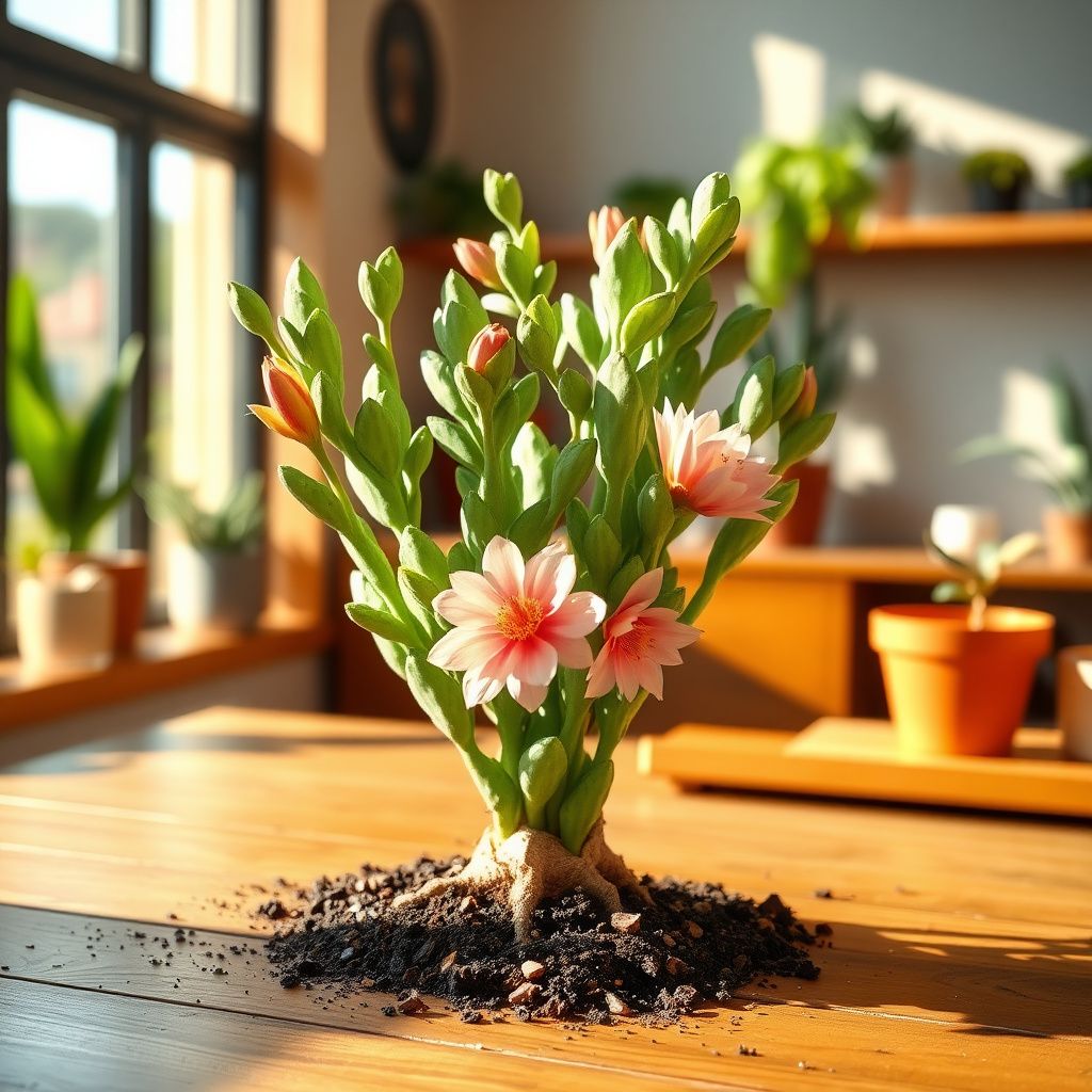 Zygocactus Peach Flower seeds for Planting - Low Maintenance, Heirloom & GMO Free Seeds for Home Garden