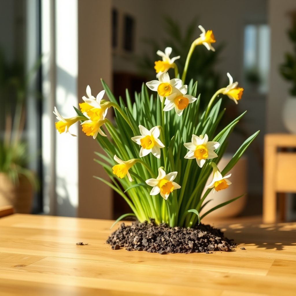 Narcissus Flower Seeds for Planting  White and Yellow Blooms