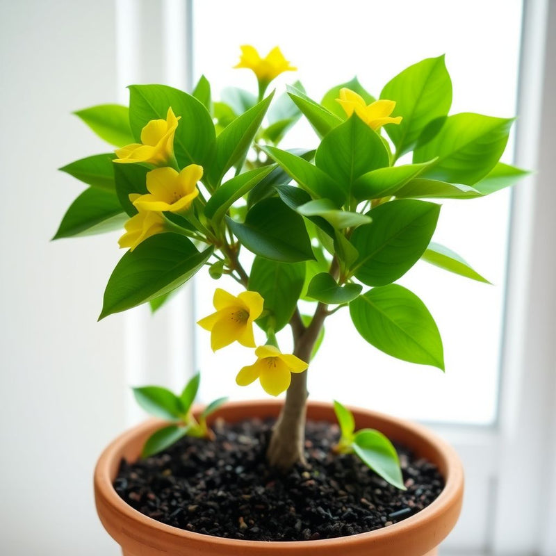 Yellow Simsii Bonsai Flower seeds for Planting Pollinator Friendly Heirloom & GMO Free Seeds for Home Garden
