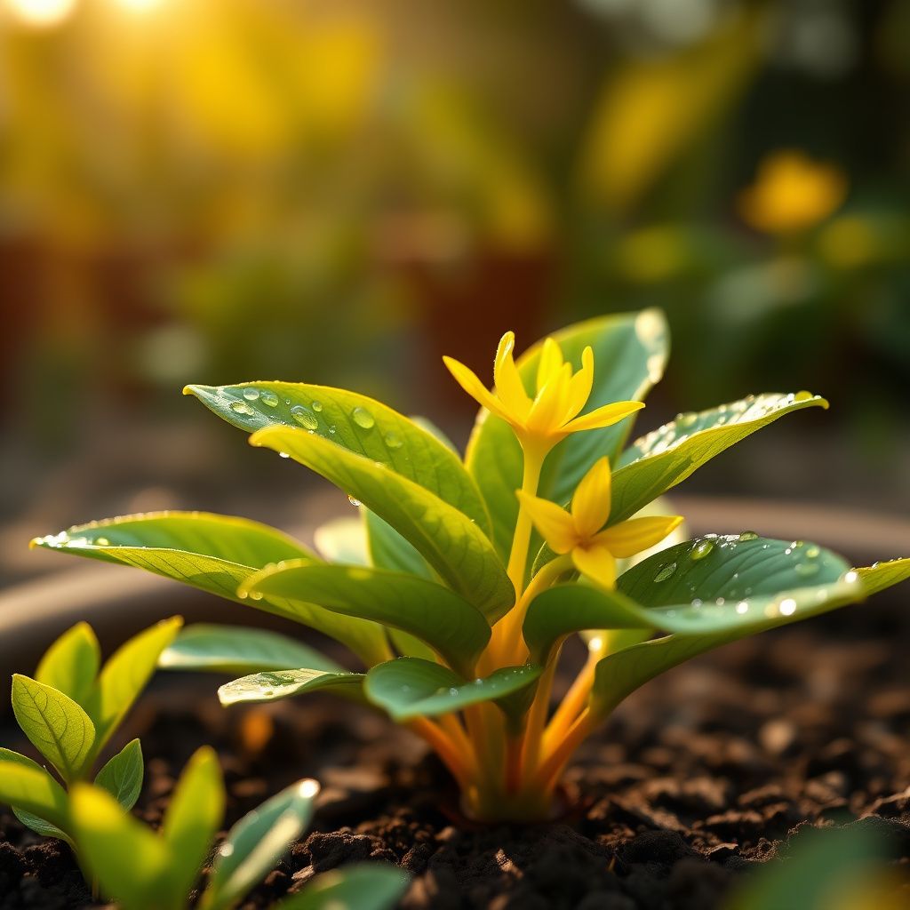 Yellow Schlumbergera Flower Seeds Planting