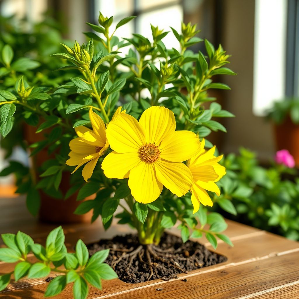 Yellow Kerria Japonica Flower seeds for Planting - Low Maintenance, Heirloom & GMO Free Seeds for Home Garden