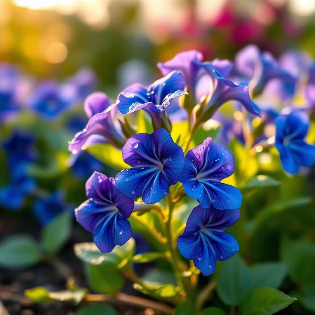 Blue Petunia Wave Flower seeds for Planting - Perfect for Borders, Heirloom & GMO Free Seeds for Home Garden