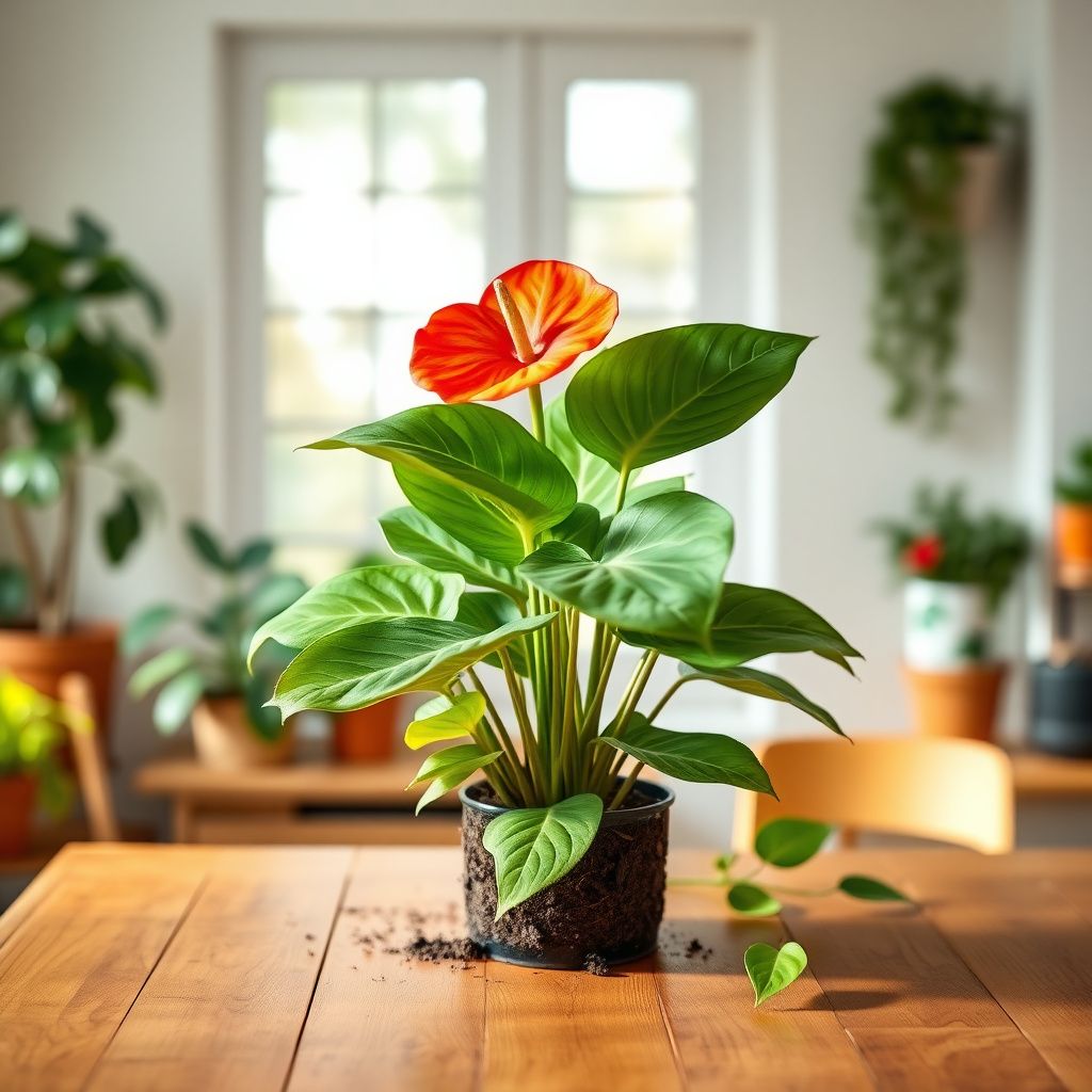 Anthurium Orange Blue Flower seeds for Planting - Pollinator Friendly, Heirloom & GMO Free Seeds for Home Garden
