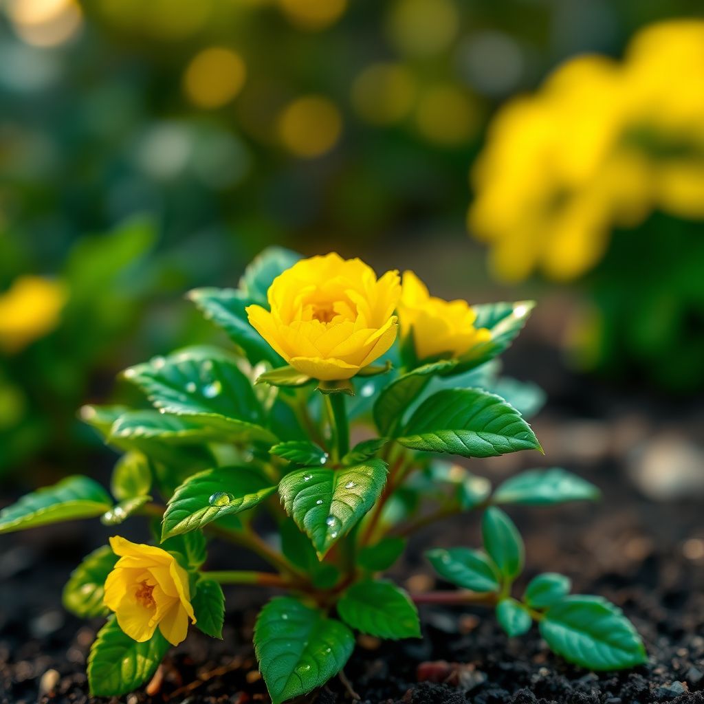 Moss Rose Yellow Seeds for Vibrant Yellow Moss Roses