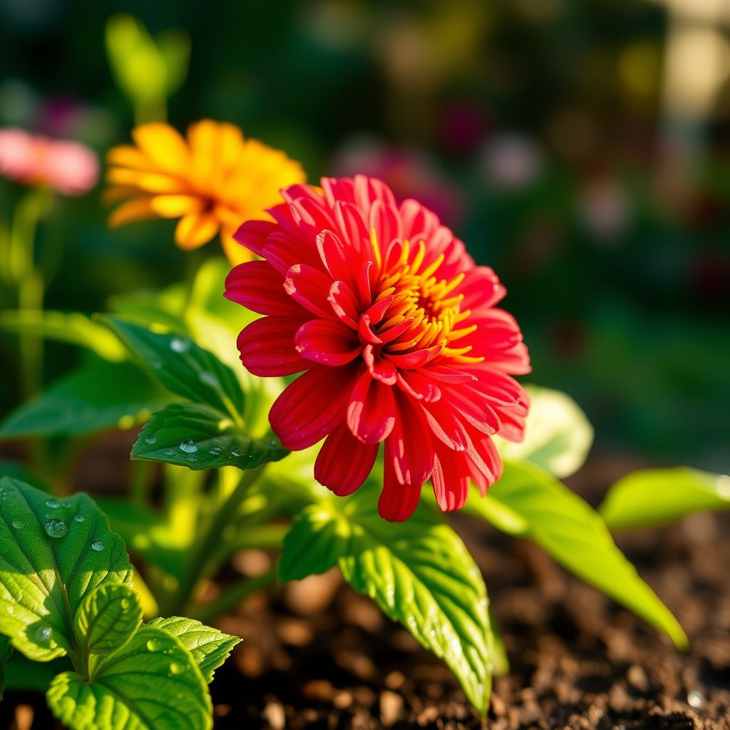 Zinnia Higro Candy Dog Flower Seeds for Vibrant Garden Blooms