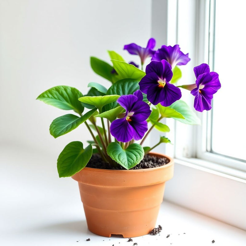 African Violet Flower seeds for Planting - Easy to Grow, Heirloom & GMO Free Seeds for Home Garden