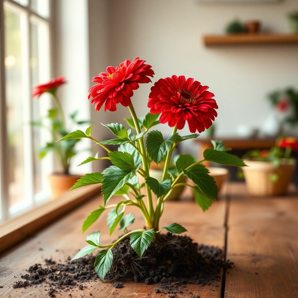 Zinnia Flower Seeds in Light Red for Beautiful Blooms in Your Garden
