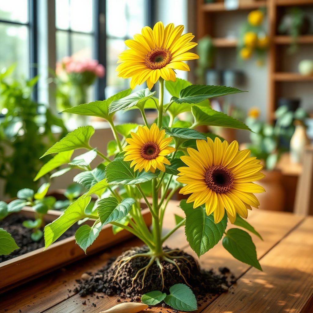 Yellow Teddy SunFlower seeds for Planting - Cut Flower Favorite, Heirloom & GMO Free Seeds for Home Garden