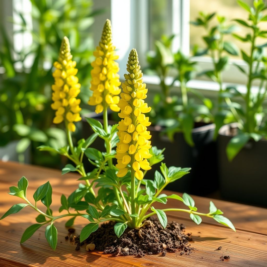 Yellow Lupine Flower seeds for Planting Hardy Variety Heirloom & GMO Free Seeds for Home Garden