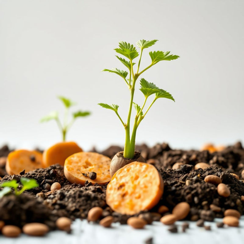 Sweet Potato Vegetable Seeds Planting Brown White