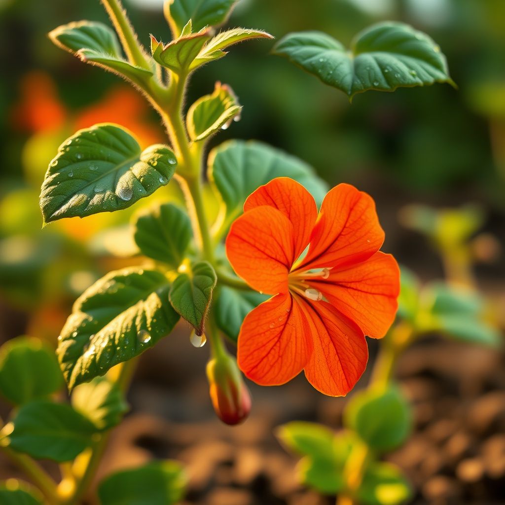 Climbing Geranium Flower Seeds - Vibrant Orange for Planting | Enhance Your Garden with Beautiful Seeds