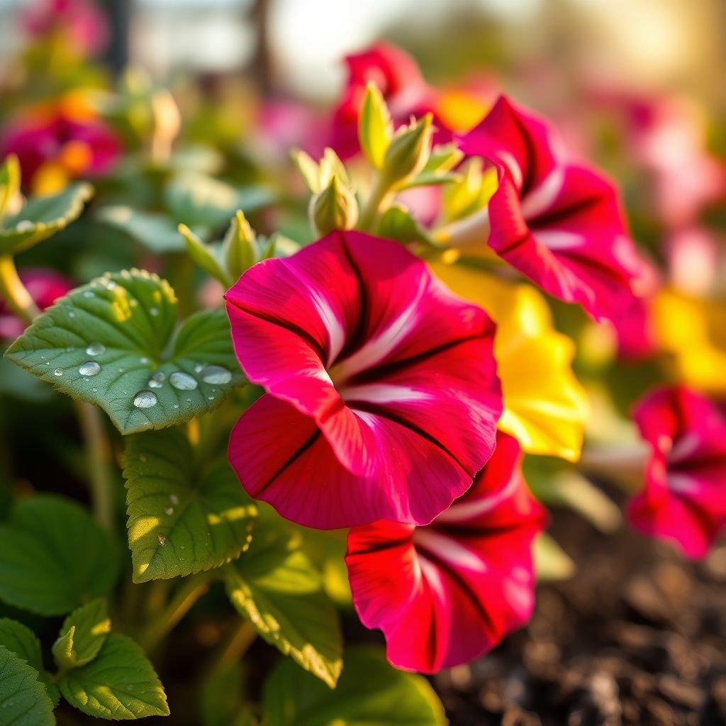 Multi-Flowered Double-Petal Petunia Seeds for Planting - Vibrant Mixed Colors