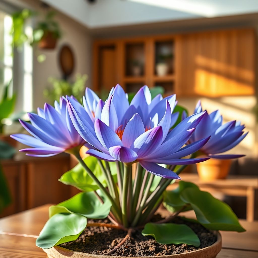 Blue Lotus Seeds (Nymphaea caerulea) – Heirloom, Non-GMO Water Garden Seeds