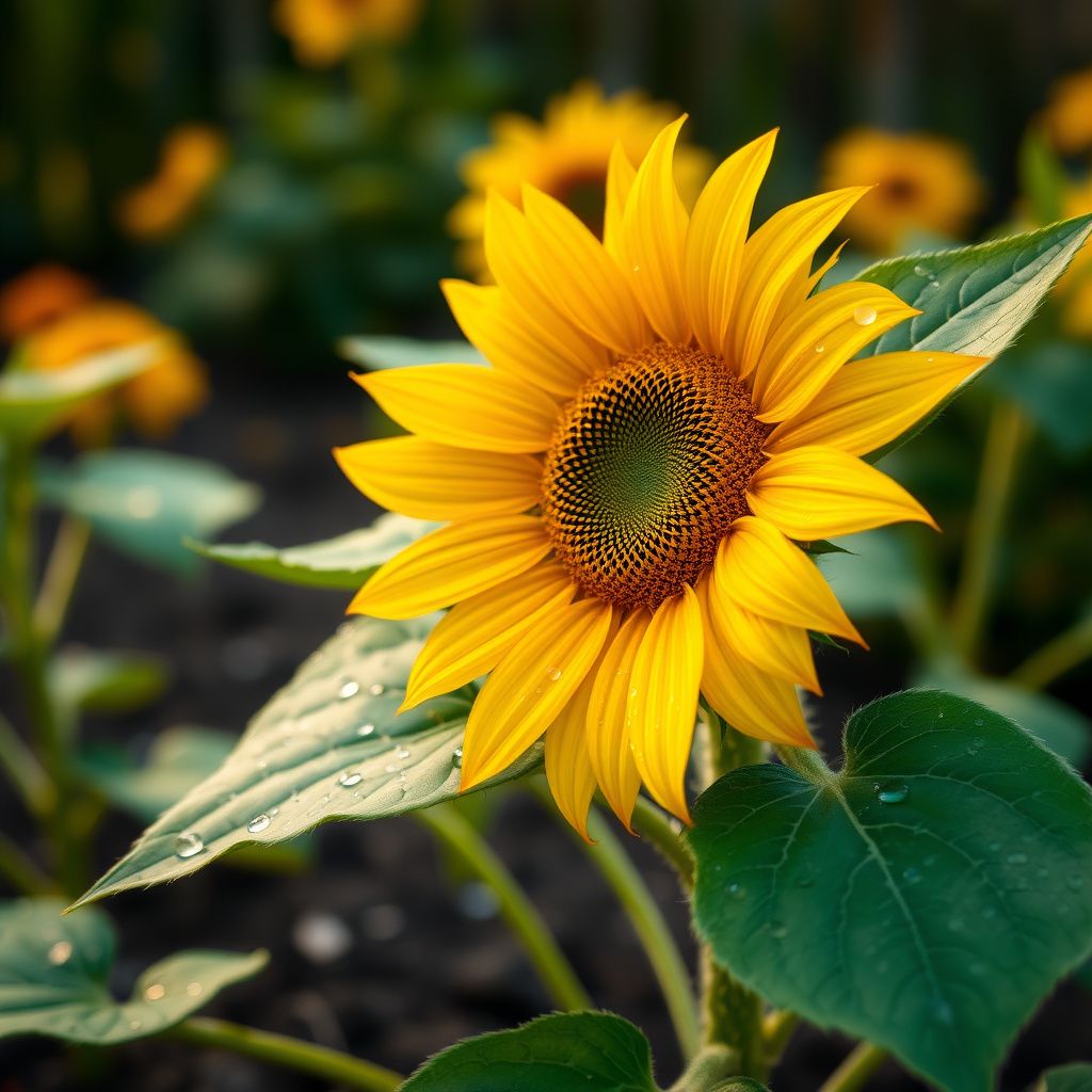 Sunflower Velvet Queen Helianthus annuus Seeds for Planting Pollinator Garden