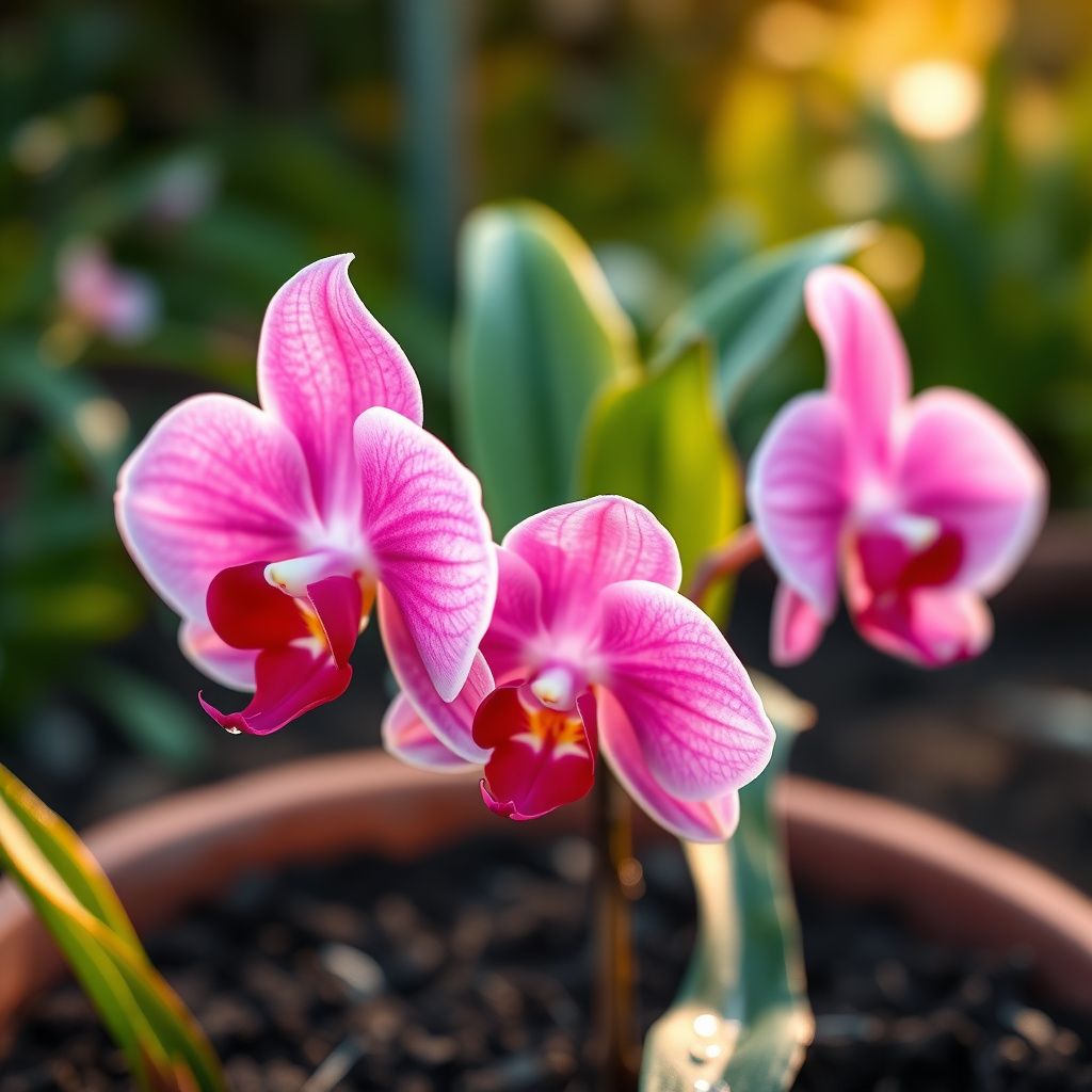 Pink Red Phalaenopsis Orchid Flower seeds for Planting Fragrant Blossoms Heirloom & GMO Free Seeds for Home Garden