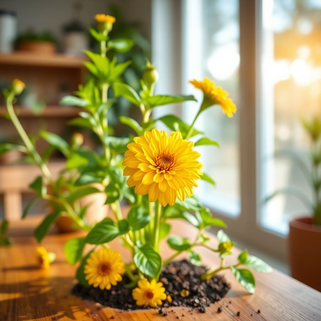 Yellow Zinnia Elegans Flower seeds for Planting - Premium Quality, Heirloom & GMO Free Seeds for Home Garden