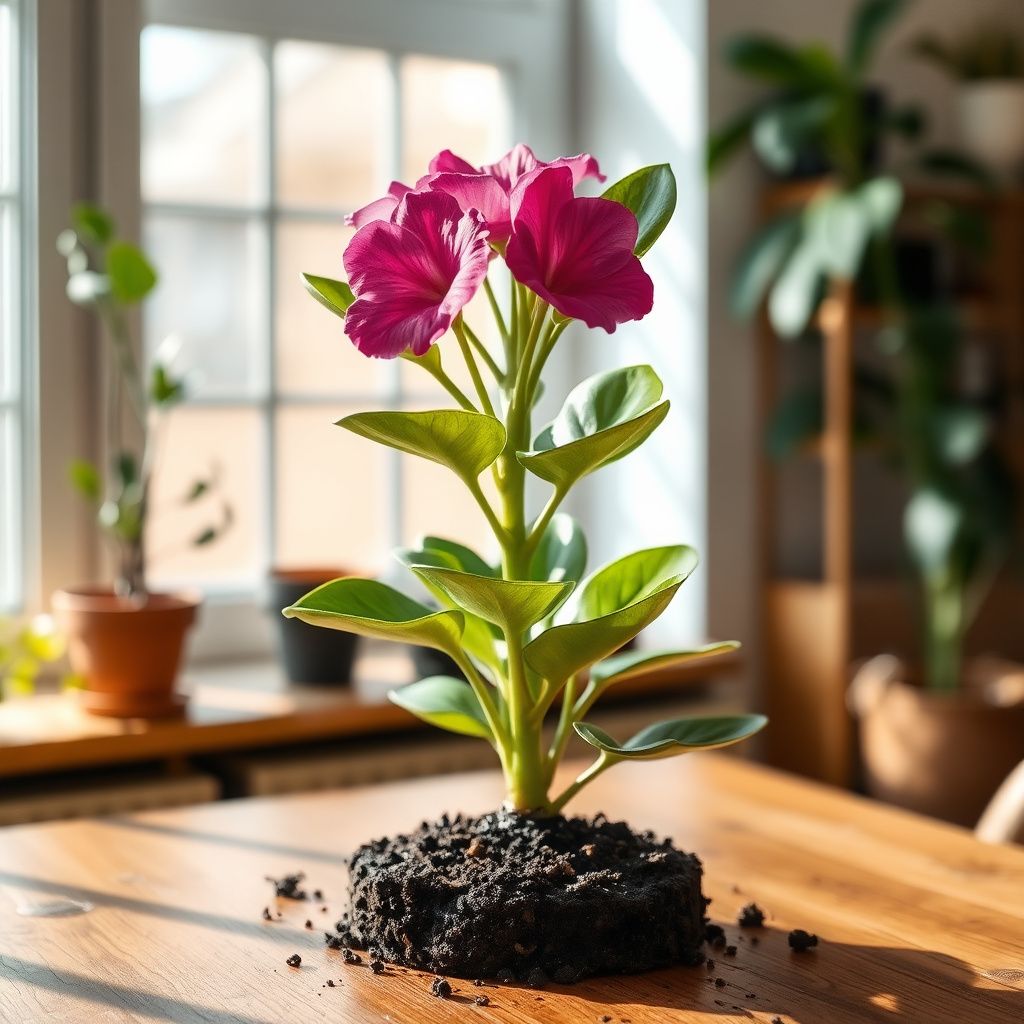 Adenium Obesum Flower seeds for Planting Low Maintenance Heirloom & GMO Free Seeds for Home Garden