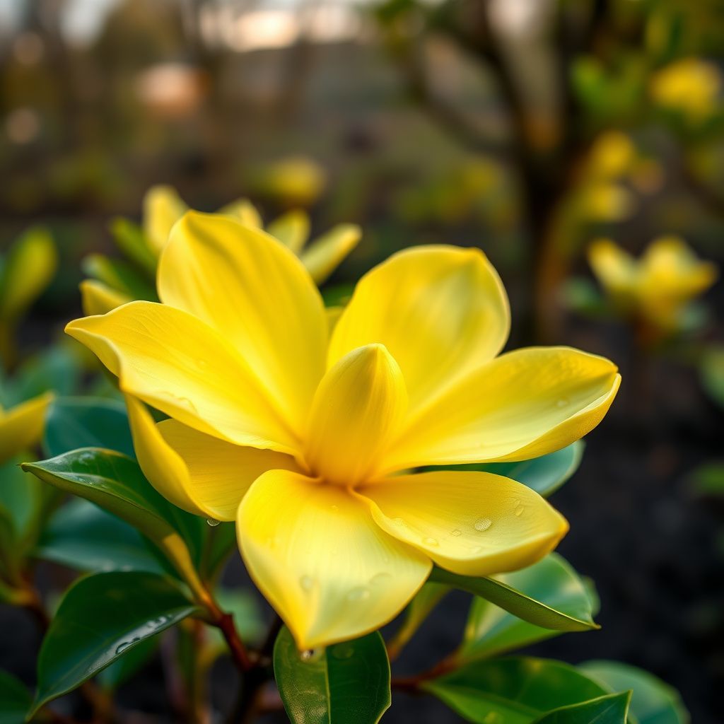 Yellow Magnolia Flower Seeds – Bright, Bold Yellow Magnolias for Ornamental Garden Beauty