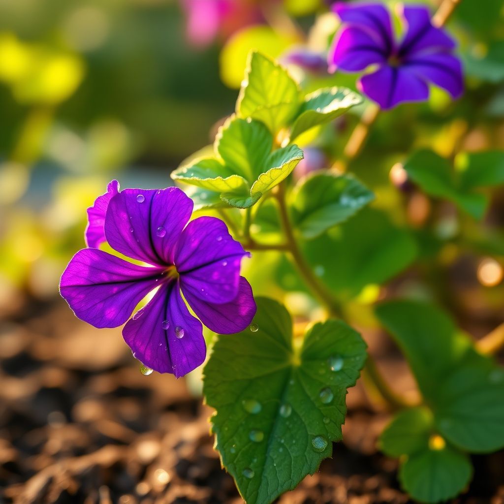 Violet Climbing Geranium Seeds for Planting  Enhance Your Garden