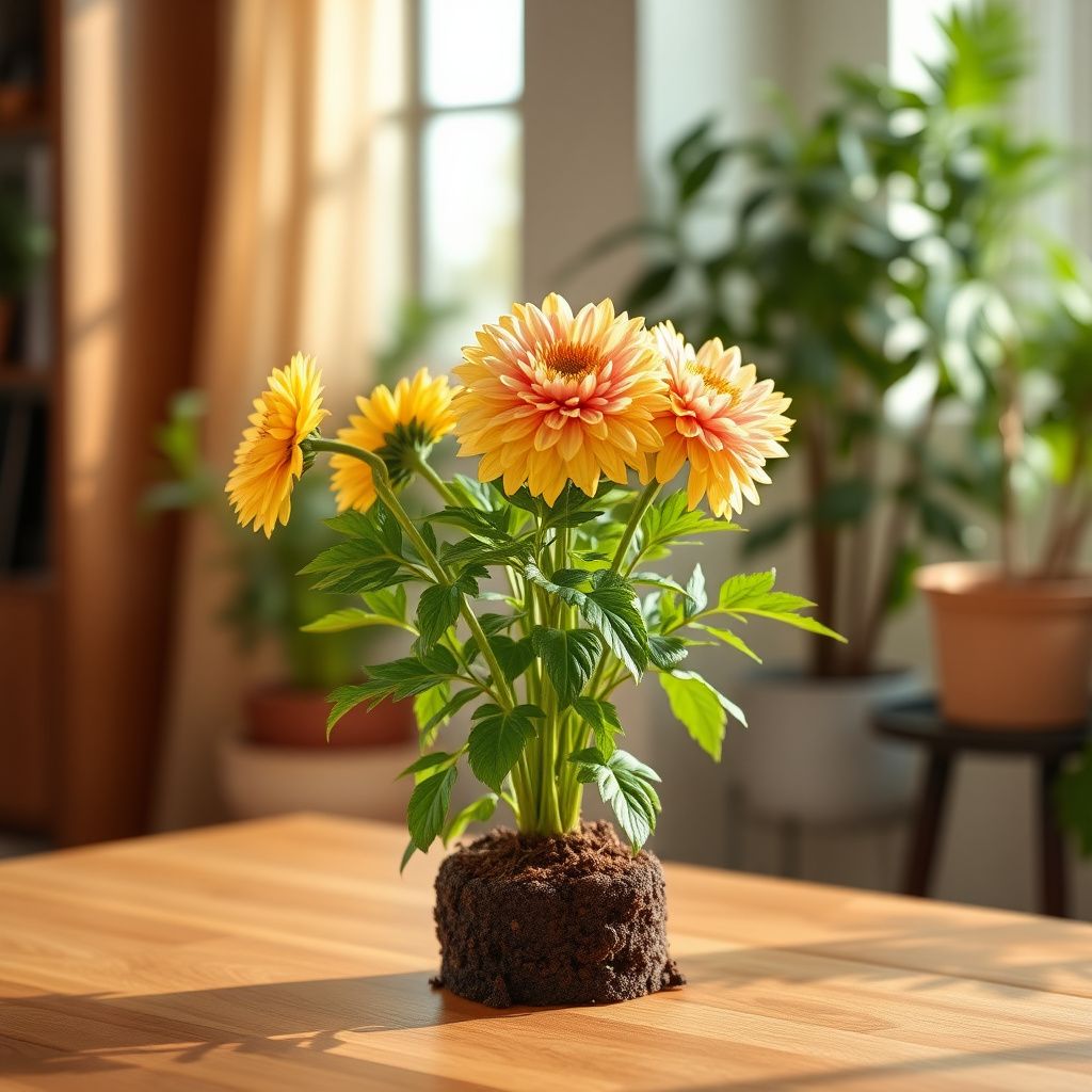 Yellow Pink Chrysanthemum Flower Seeds for Planting