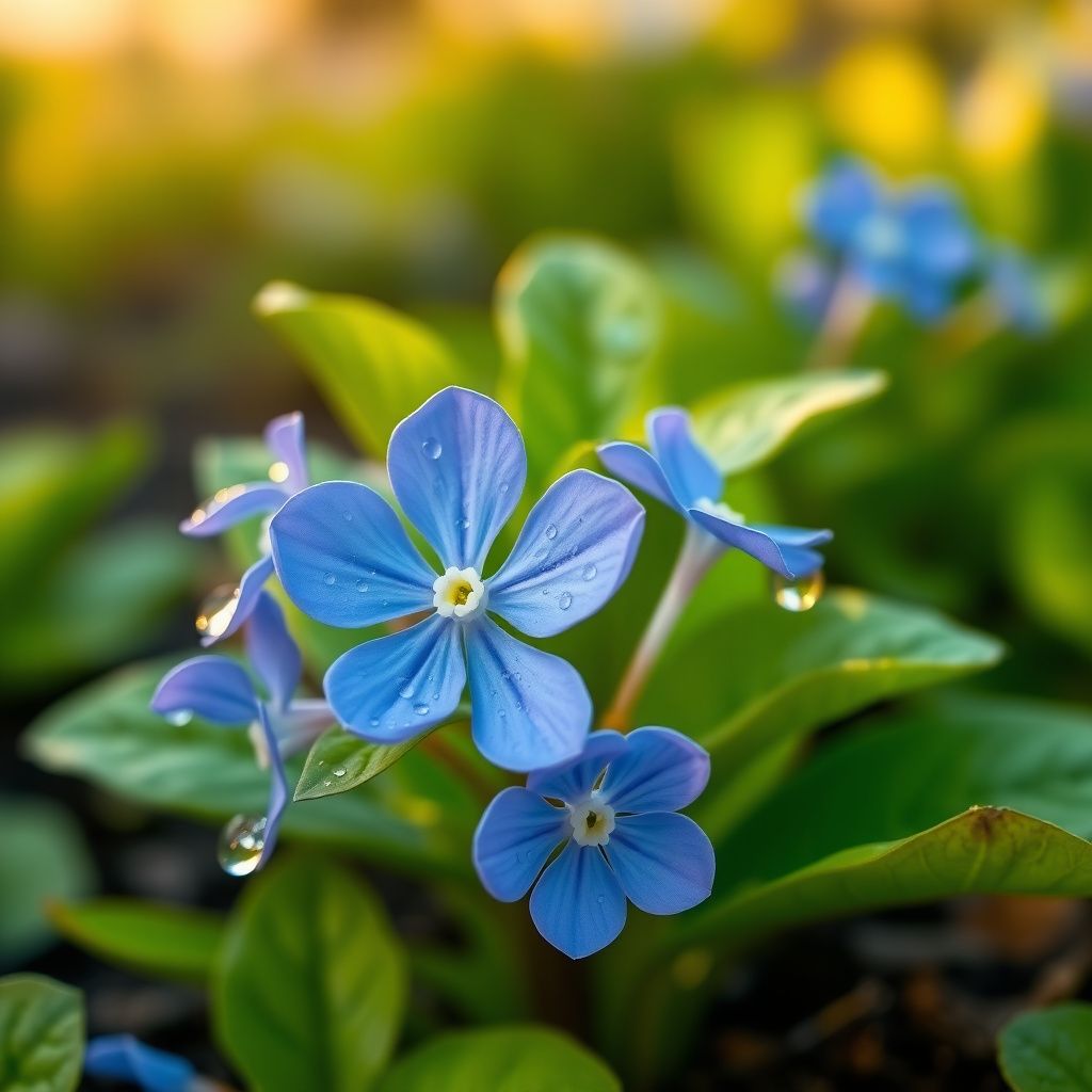 Blue Hepatica Flower seeds for Planting - Pollinator Friendly, Heirloom & GMO Free Seeds for Home Garden