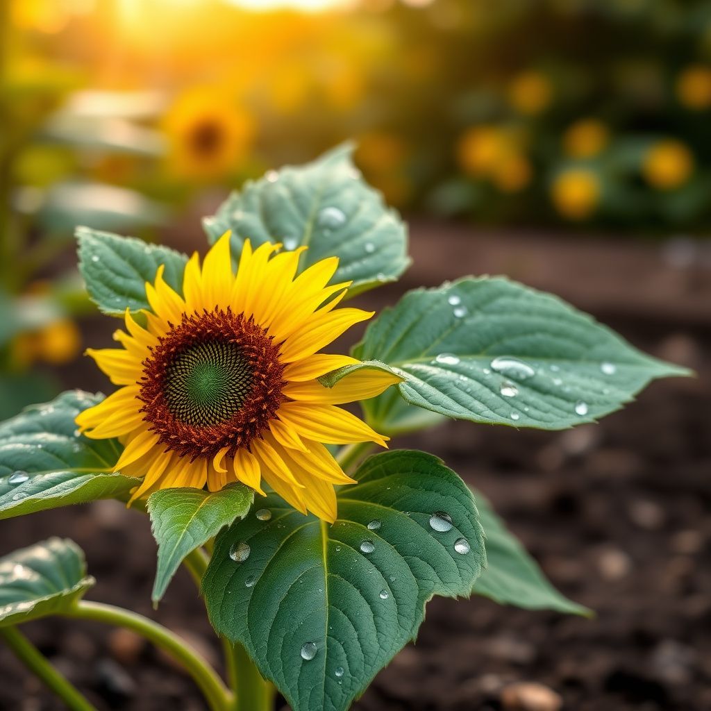 Sunflower Velvet Queen Seeds Helianthus Annuus for Planting Summer Garden Beds