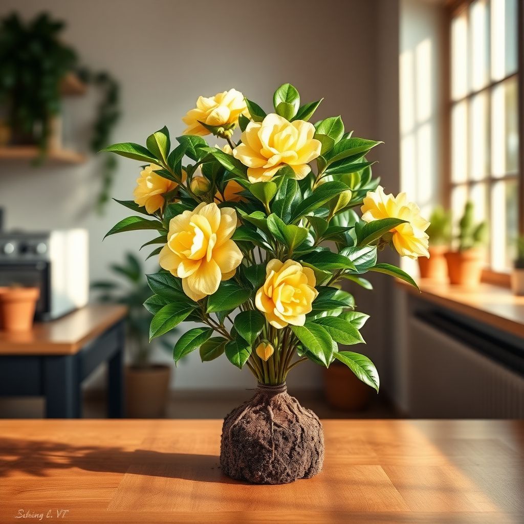Golden Camellia Flower Seeds for Planting - Premium Quality Seeds for Your Garden