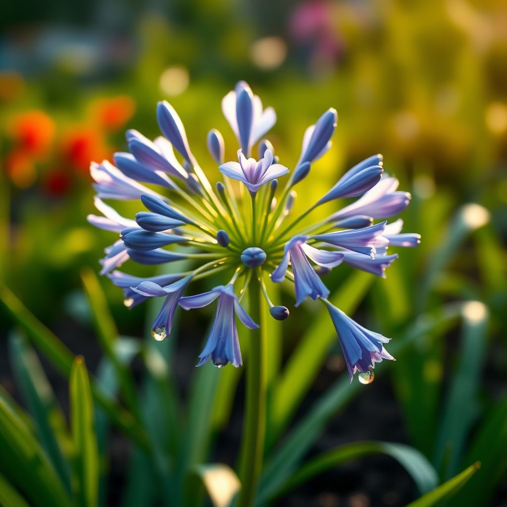 Agapanthus Africanus Flower seeds for Planting - Shade Tolerant, Heirloom & GMO Free Seeds for Home Garden