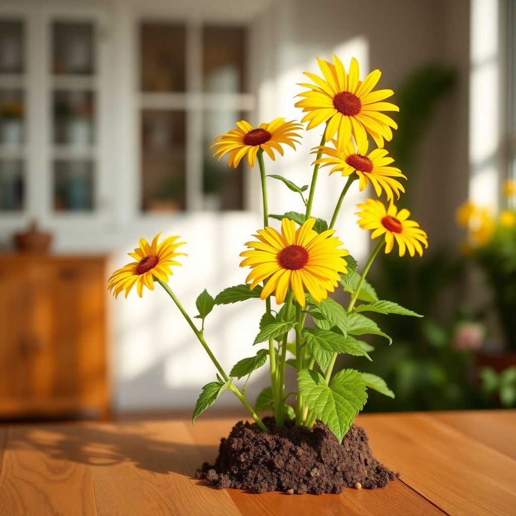 Yellow Rudbeckia Goldstrum Flower Planting  Seeds for Bright, Cheerful Blooms in Your Garden