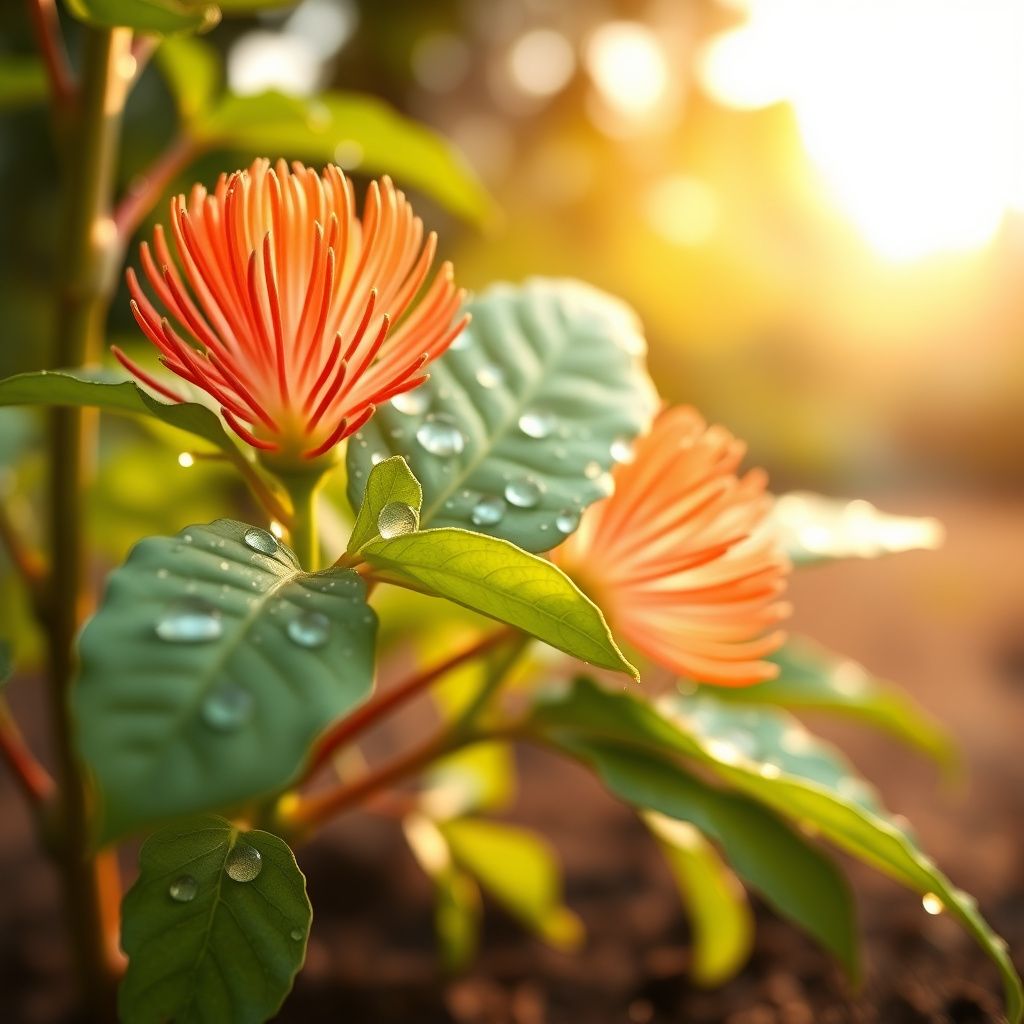 Albizia Flower Seeds for Planting Orange - Grow the Exotic and Striking Orange Albizia Blooms