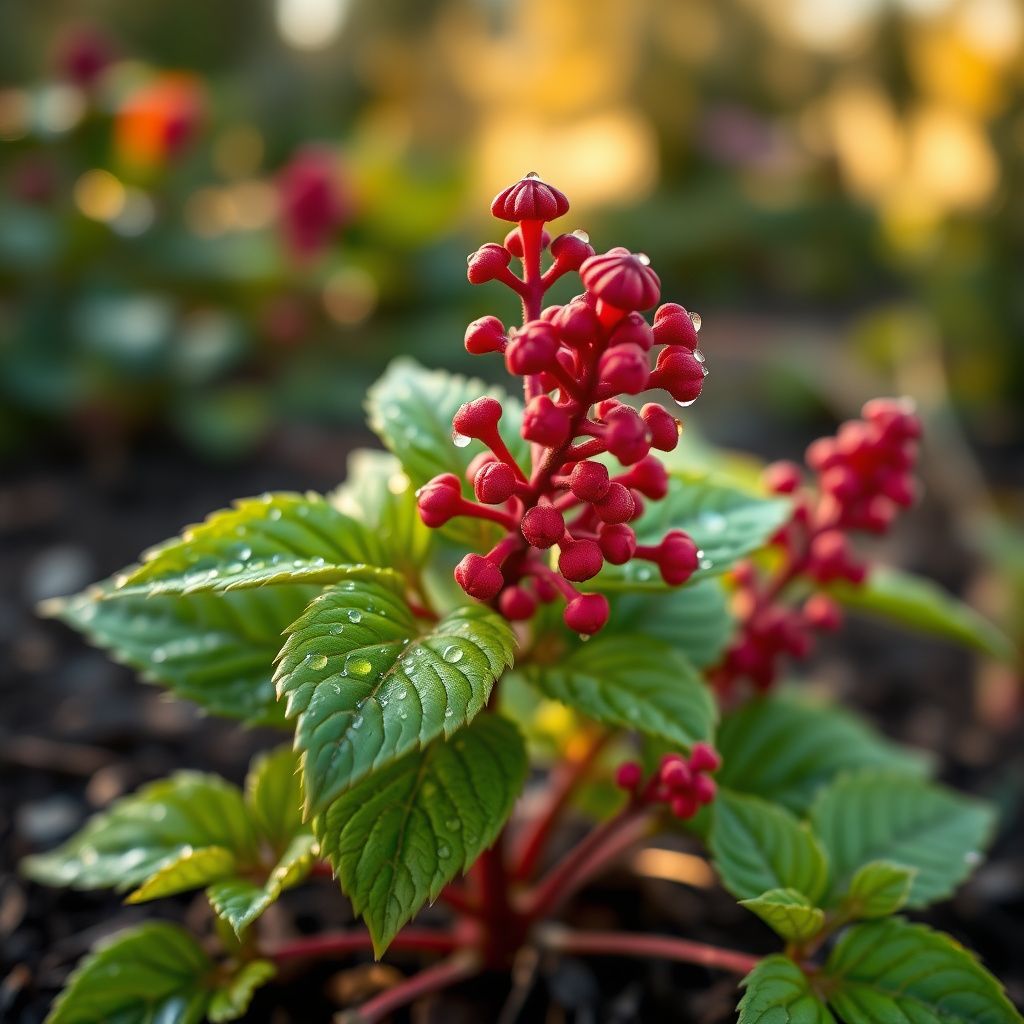 Red Rhus Aromatica Flower seeds for Planting - Cottage Garden Essential, Heirloom & GMO Free Seeds for Home Garden