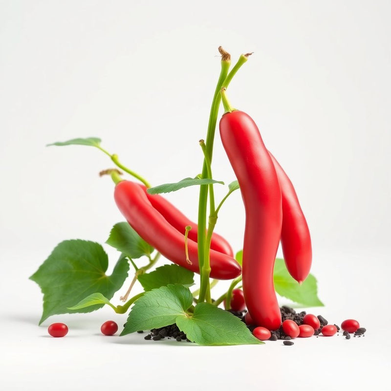 Red Pole Kidney Bean Vegetable Seeds Planting