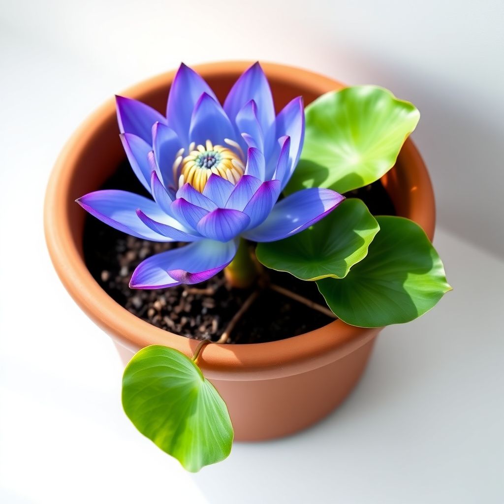 Blue Lotus Seeds (Nymphaea caerulea) – Heirloom, Non-GMO Water Garden Seeds