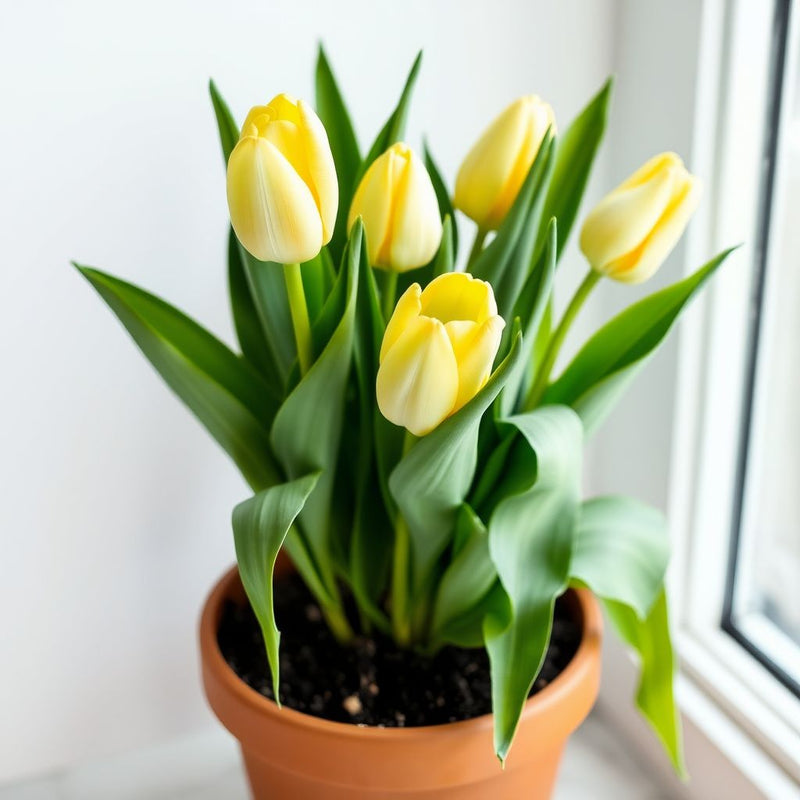 Yellow White Tulip Flower Seeds for Planting