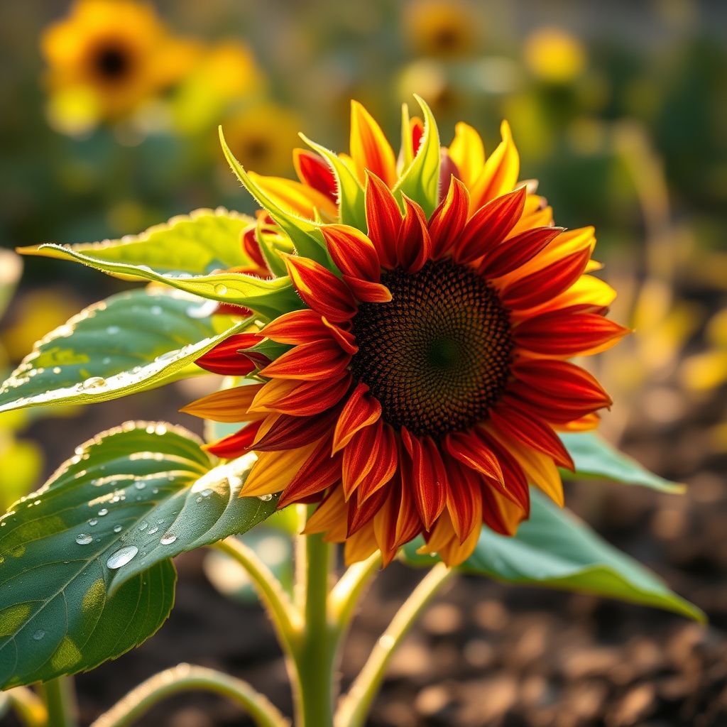 Rainbow Sunflower Flower seeds for Planting - Hardy Variety, Heirloom & GMO Free Seeds for Home Garden