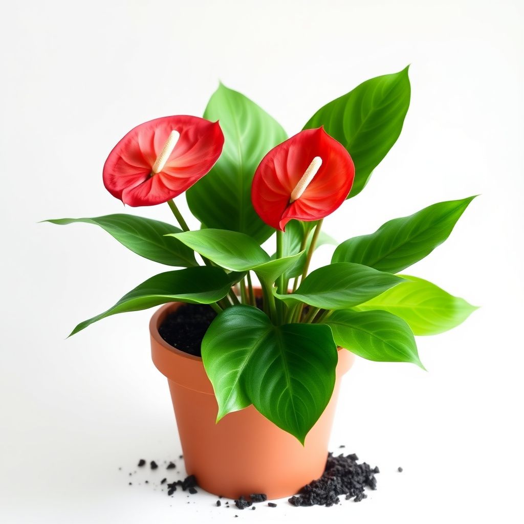 Anthurium Flower Seeds - Green and Red Variety