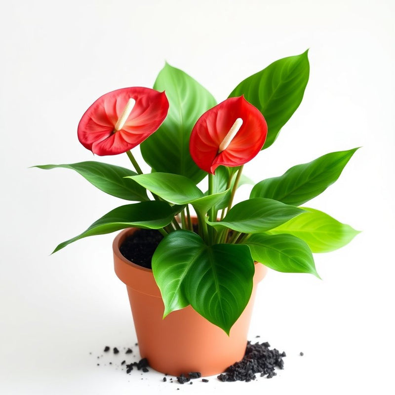 Anthurium Flower Seeds - Green and Red Variety