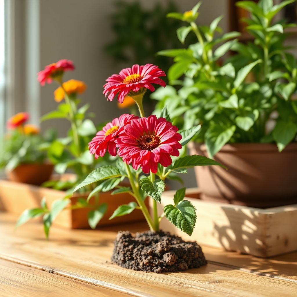 Zinnia Zinnia spp Flower Seeds for Planting in Flower Bed