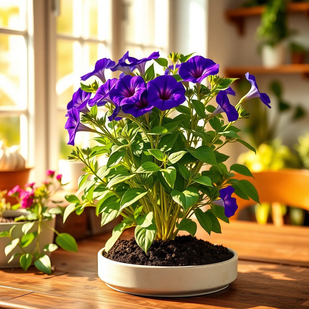 Petunia Blue Phantom Flower Seeds for Planting  Annual Flower Seeds for Vibrant Blooms