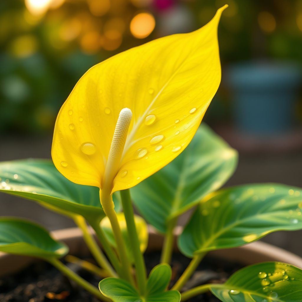 Anthurium Yellow Flower Seeds for Bright Spaces - Perfect for Planting