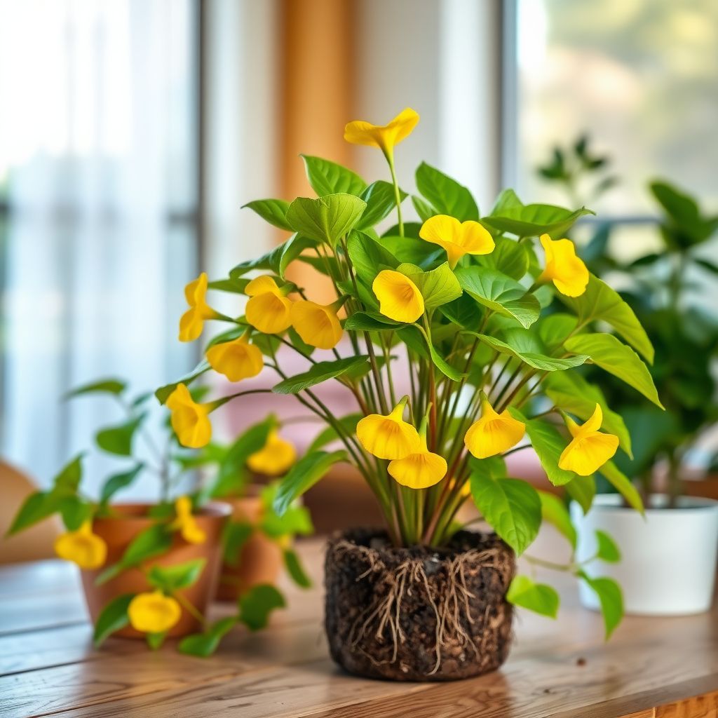 Yellow Thunbergia Flower Seeds for Easy Planting