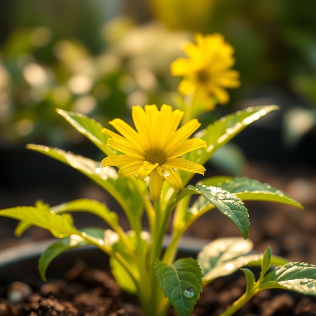 Yellow Ligularia Plant Seeds Planting Hardy